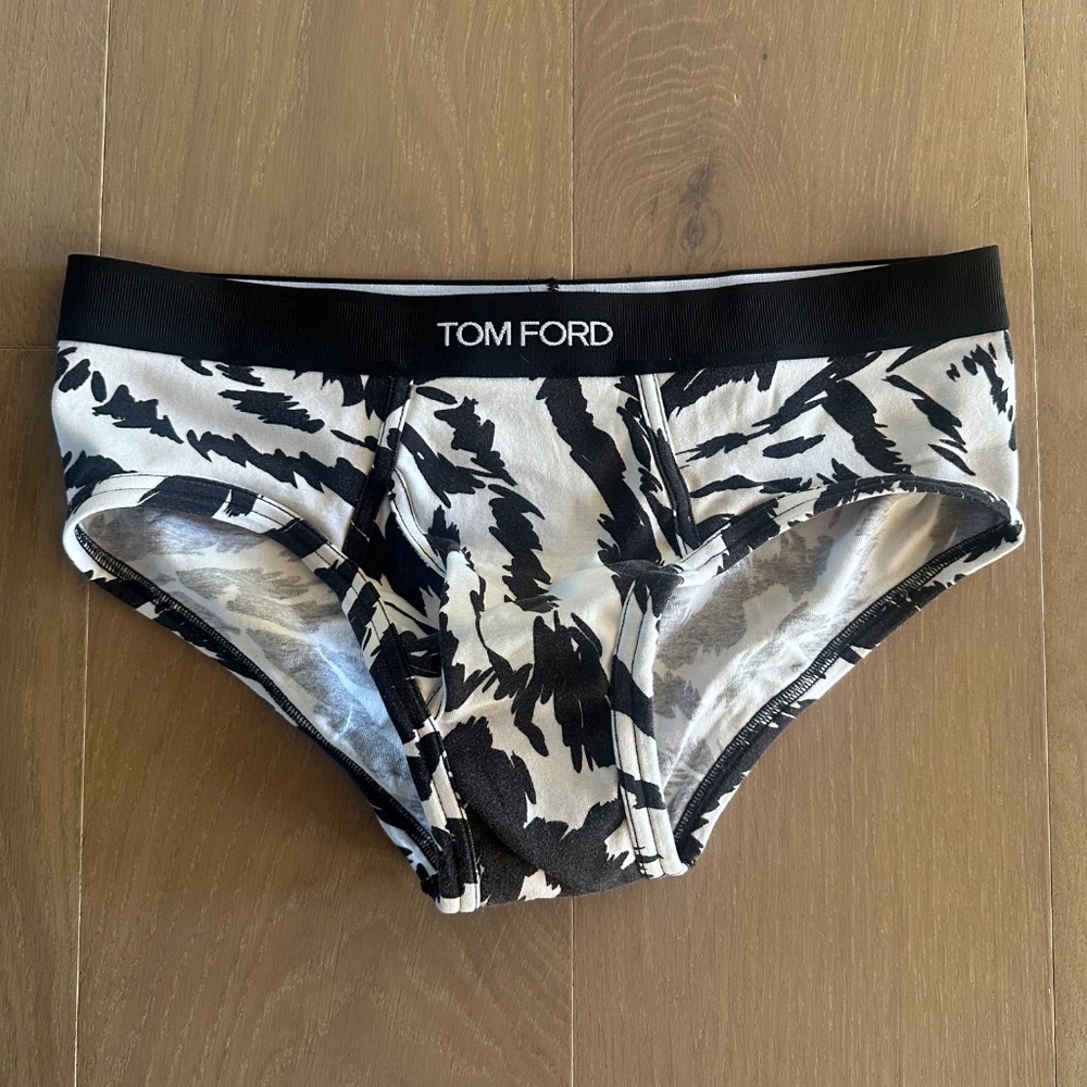 TOM FORD Men's Zebra Brief  - Large - VGUC